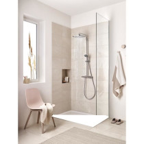 Grohe Tete Shower Vitalio Comfort 250 Cube, 1 Jet, 1/2 threaded fittin