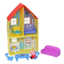 Peppa Pig Peppa's Family Home, Preschool Toy, Includes Figure and 6 Ac