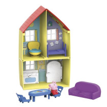 Peppa Pig Peppa's Family Home, Preschool Toy, Includes Figure and 6 Ac