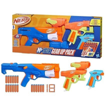 NERF N Series Gear Up Blaster 3-Pack, Dart Blaster, 18 Nerf N1 Darts C