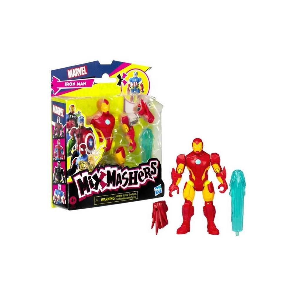 MixMashers Iron Man, 12 cm customizable figurine to mix and match with