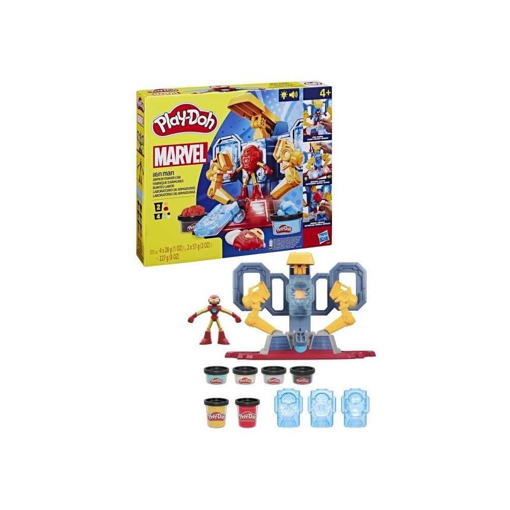 Play-Doh Iron Man Armor Factory, Iron Man Figure and Modeling Clay Set