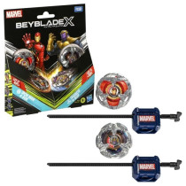 Beyblade X Marvel Collab, Iron Man 4-80B vs. Thanos 4-60B, multipack,