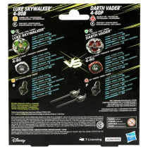 Beyblade X and Star Wars, Collab Luke Skywalker 4-80B vs. Darth Vader