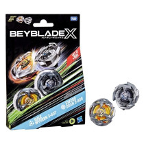 Beyblade X Dual Pack Gale Wyvern 3-60T and Sword Dran 3-80B, 2 Authent