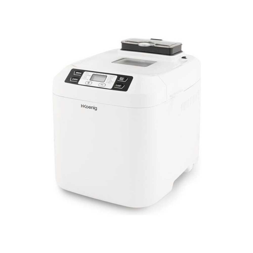 H.KoeNIG BAKE340 - Bread maker with seeds - 12 programs - 3 cooking le