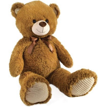 Brown Teddy Bear with Bow +/- 100 cm - PLANET PLUSH - Magnificent 1 me