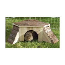 KERBL Nature House with ramp for rodents - 37x37x16cm