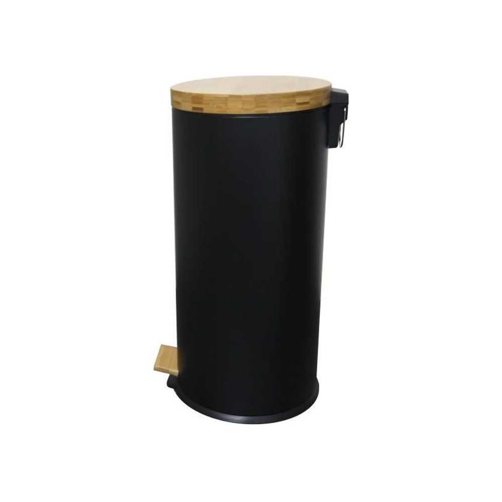 KITCHEN MOVE Pedal Kitchen Waste Bin Forest - 30L - Matte Black