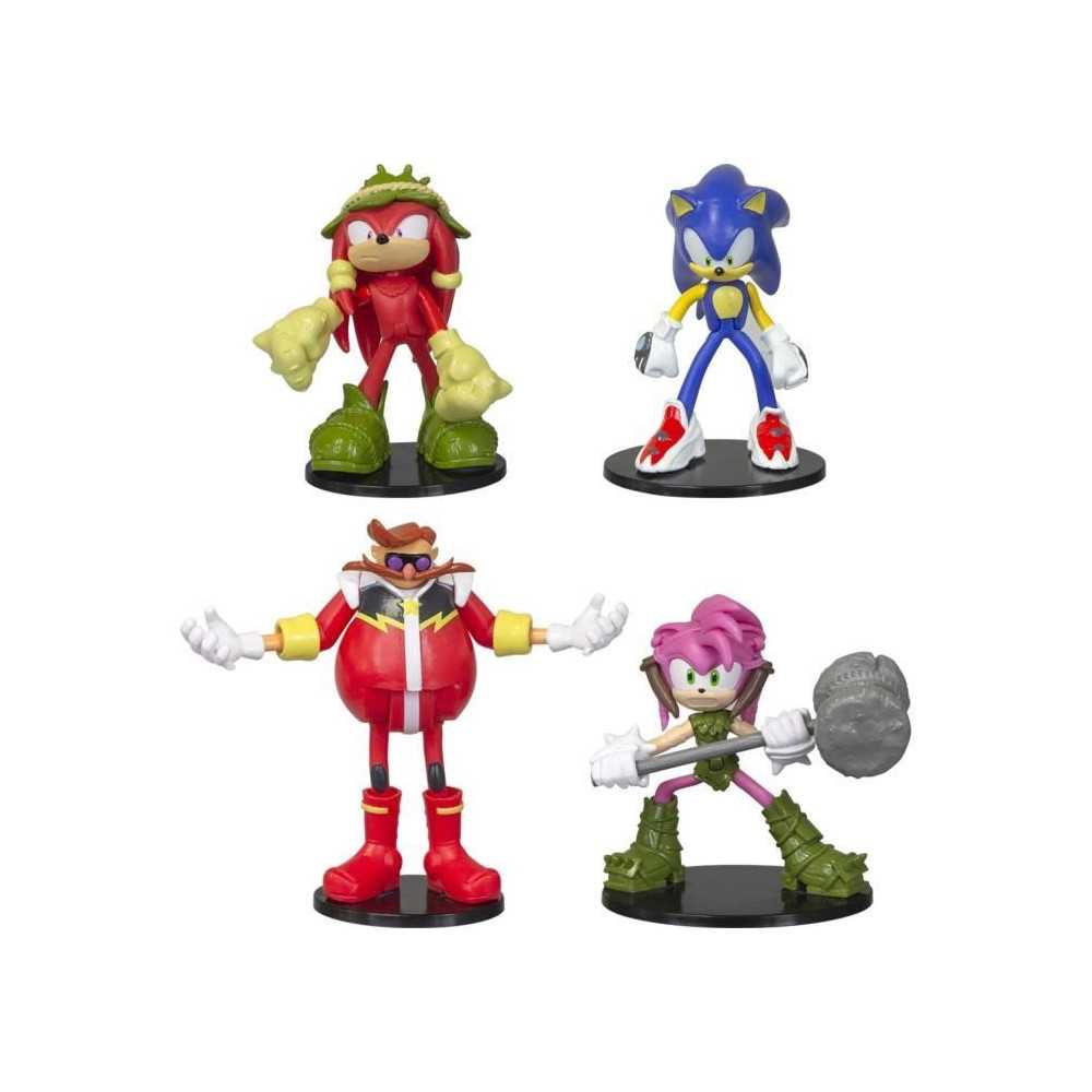 SONIC - 4 ARTICULATED FIGURINES - 7.5 CM (ASST)