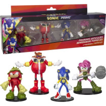 SONIC - 4 ARTICULATED FIGURINES - 7.5 CM (ASST)