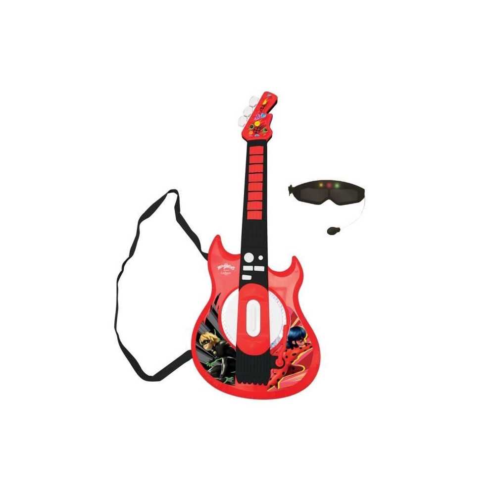 MIRACULOUS - Luminous Electronic Guitar with glasses equipped with a m