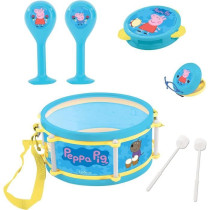 Lexibook - Peppa Pig Musical Set - 7 instruments - Storage in the drum