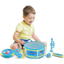 Lexibook - Peppa Pig Musical Set - 7 instruments - Storage in the drum