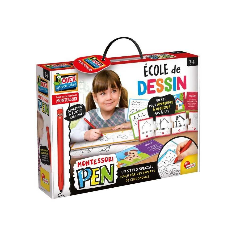 Educational kit to learn to draw - LISCIANI - Special pen included