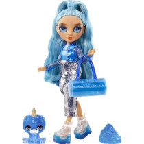 Rainbow High Fashion Doll with Slime Kit and Pet - Skyler (Blue) - 11"