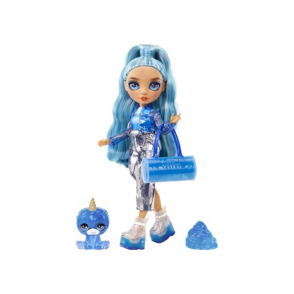 Rainbow High Fashion Doll with Slime Kit and Pet - Skyler (Blue) - 11"