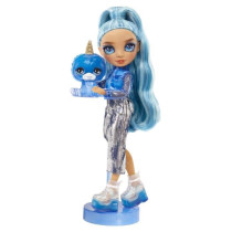 Rainbow High Fashion Doll with Slime Kit and Pet - Skyler (Blue) - 11"