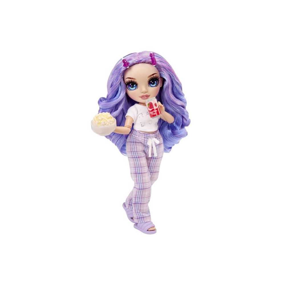 Junior High Pyjama Party - 22 cm Articulated Fashion Doll - Violet (Pu