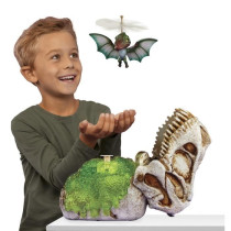 GrossMos Flying - Discover your flying dinosaur - Green - 3 models to