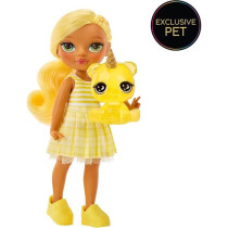 Rainbow High Littles - 15cm Doll + Pet - Yellow - Ages 4 and up