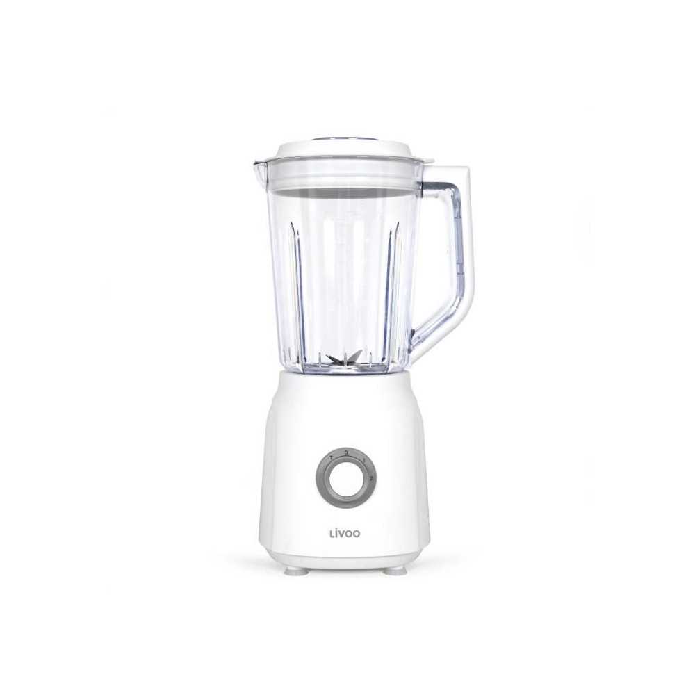 Blender - LIVOO - 1.5 L - 600 W - 22,000 rpm - 2 speeds - Turbo white