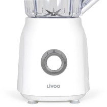 Blender - LIVOO - 1.5 L - 600 W - 22,000 rpm - 2 speeds - Turbo white