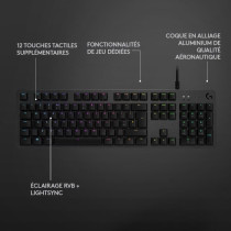 LOGITECH G - Lightsync G512 Keyboard - Carbon