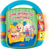 FISHER-PRICE - Interactive Book Nursery Rhymes Puppy - 6 months and +