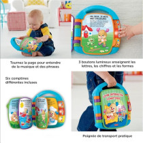 FISHER-PRICE - Interactive Book Nursery Rhymes Puppy - 6 months and +