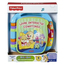 FISHER-PRICE - Interactive Book Nursery Rhymes Puppy - 6 months and +