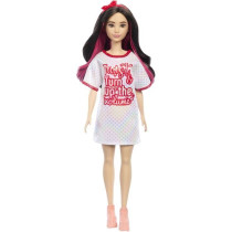 Barbie-Barbie Fashionistas-Black Hair Doll 65th Anniversary HRH12