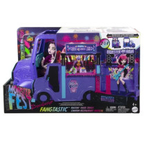 Monster High-Tour Bus Rock Sang-sationnel-Box with doll and bus HXH83