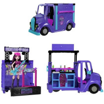 Monster High-Tour Bus Rock Sang-sationnel-Box with doll and bus HXH83