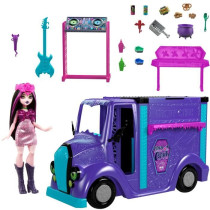 Monster High-Tour Bus Rock Sang-sationnel-Box with doll and bus HXH83