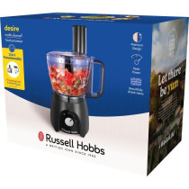 Food processor - RUSSEL HOBBS - Desire Matte Charcoal - 600 W - 2 spee