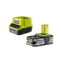 RYOBI - 1 batterie lithium+ 18V ONE+ 2,5 Ah et 1 chargeur rapide 2,0 A