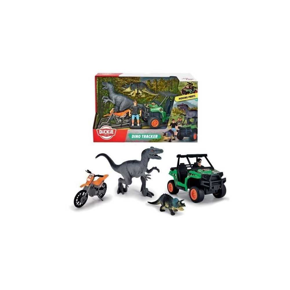 Dinosaur Hunter Box - Dickie - 1 Articulated Figure and 2 Dinosaurs In