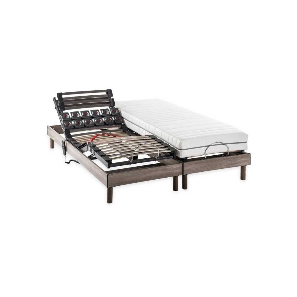 Ensemble matelas + sommier relaxation électrique ERGO 2 Dreamzone - 2