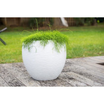 EDA Round Pot Graphit Ø50cm - Capacity 46L - Cenguse white