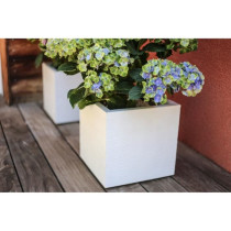 PLASTIC EDA Graphit Up Square Flower Box - 21 L - 29.5 x 29.5 x 29.5 c