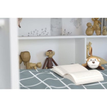 PARISOT Lits superposés enfant - Décor Chene et Blanc Ombre - Sommie