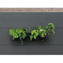 Wall planter - Wall kit consisting of a wall bracket and 4 pots (1 L)