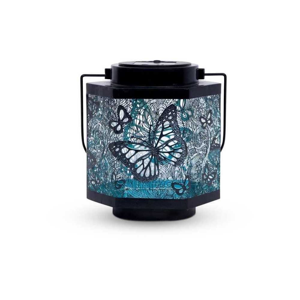 Solar lantern - GARDEN ID Papillon - Ø13 h15 cm - Autonomy 8h - Switc