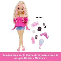 BARBIE Dream Team "Malibu" - Doll and 8 accessories - Barbie - HYC21