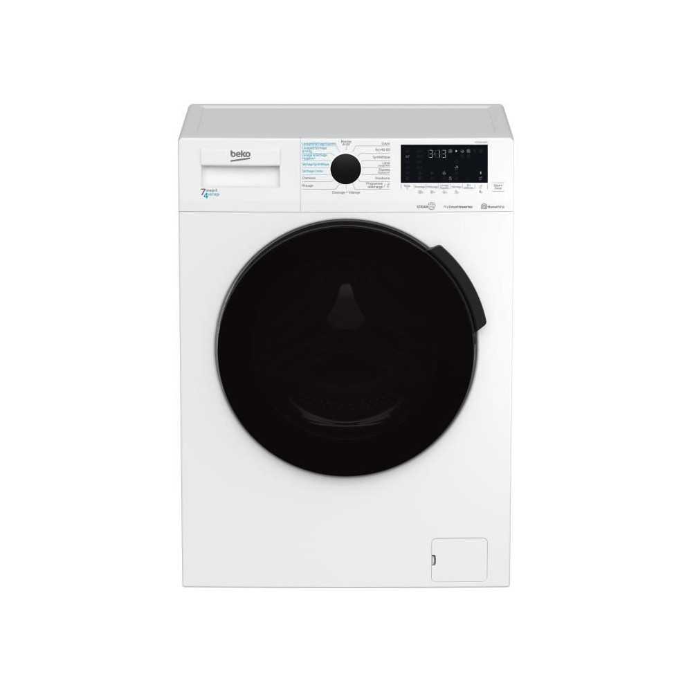 Lave-linge séchant BEKO b300 HTE7614YBST - 7 / 4 kg - Induction - L60