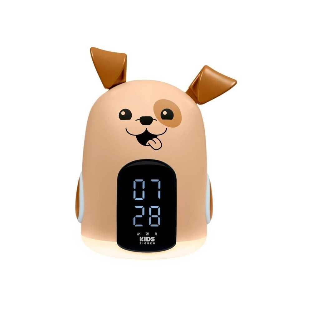 Night light alarm clock - BIGBEN - Dog shape - LED display, 3 melodies