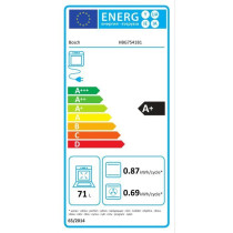 Four multifonction Ecoclean Softclose - BOSCH SER8 - HBG7541B1 Noir -