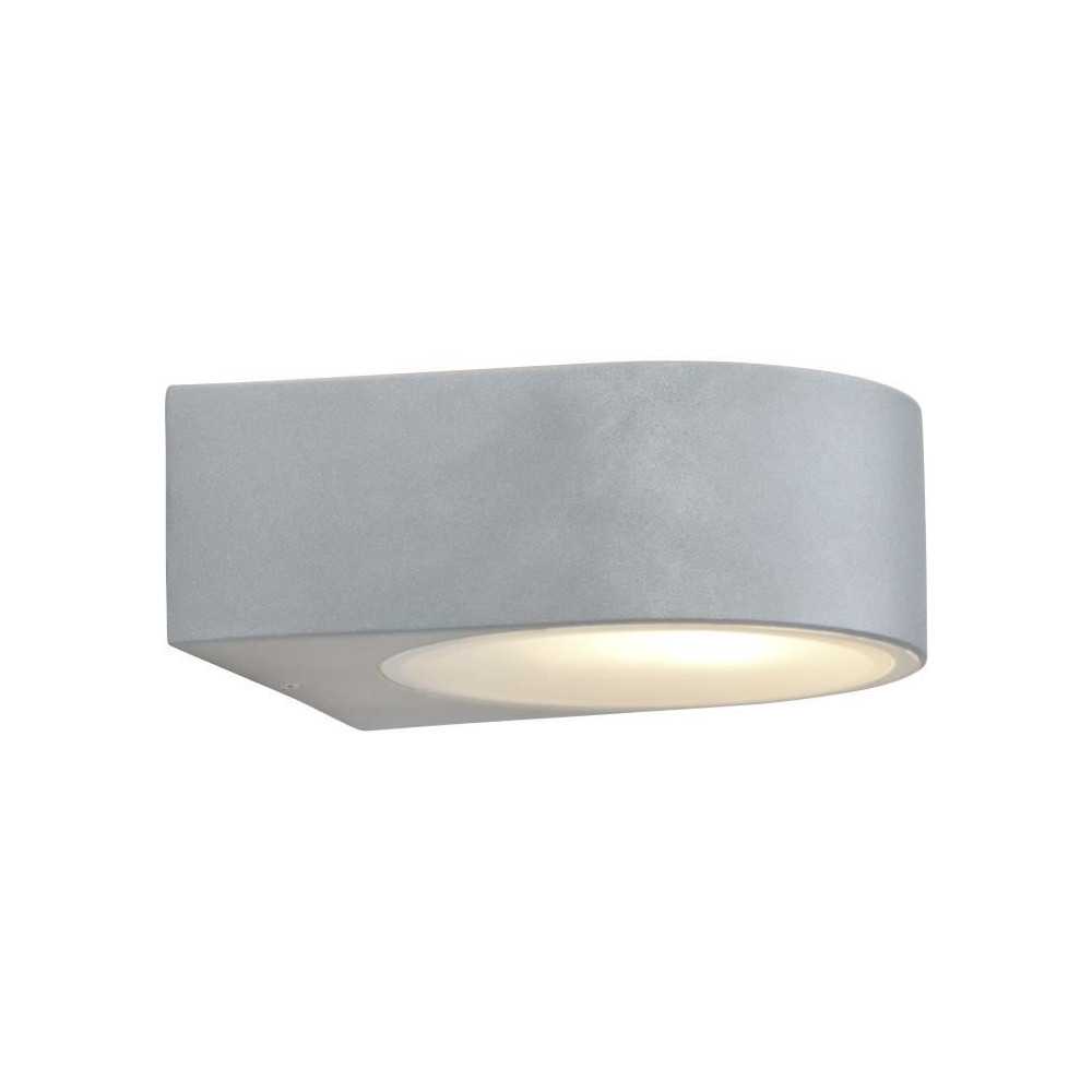 BRILLIANT - TYLER Outdoor wall light - titanium color - metal/glass E2