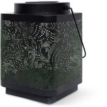 Solar lantern - GARDEN ID Attract - Green 11 x 11 h15 cm - 6 to 8 hour